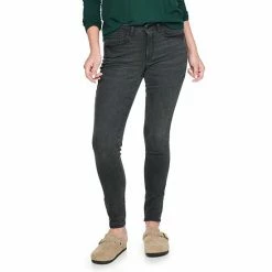 Women's Sonoma Goods For Life® Curvy High-Waisted Skinny Jeans Destructed Blue Wash -Sonoma Goods For Life shop unnamed file 14719