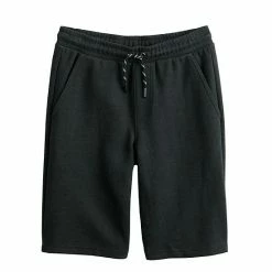 Boys 8-20 Sonoma Goods For Life® Knit Textured Jogger Shorts In Regular & Husky Dark Gray Heather -Sonoma Goods For Life shop unnamed file 14742