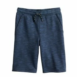 Boys 8-20 Sonoma Goods For Life® Knit Textured Jogger Shorts In Regular & Husky Dark Gray Heather -Sonoma Goods For Life shop unnamed file 14743