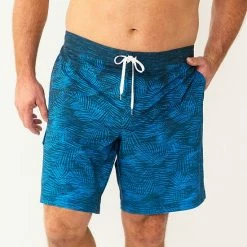 Men's Big & Tall Sonoma Goods For Life® E-Board Swim Trunks Black Stripe -Sonoma Goods For Life shop unnamed file 14756