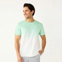 Men's Sonoma Goods For Life® Striped Crewneck Tee Blue Peach Stripe -Sonoma Goods For Life shop unnamed file 14795