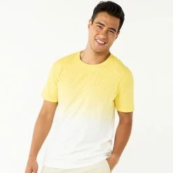 Men's Sonoma Goods For Life® Striped Crewneck Tee Blue Peach Stripe -Sonoma Goods For Life shop unnamed file 14797