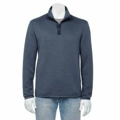 Men's Sonoma Goods For Life® Mockneck Fleece Sweater Gray -Sonoma Goods For Life shop unnamed file 14809