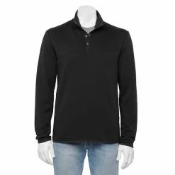 Men's Sonoma Goods For Life® Mockneck Fleece Sweater Gray -Sonoma Goods For Life shop unnamed file 14810