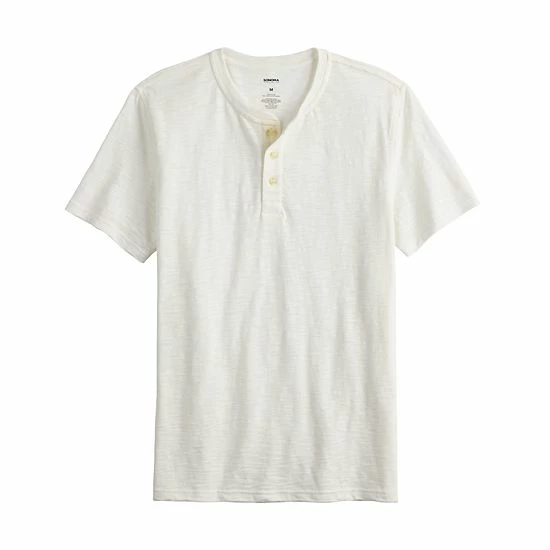 Men's Sonoma Goods For Life® Lightweight Henley Rose 4 Men's Sonoma Goods For Life® Lightweight Henley Rose - Image 2