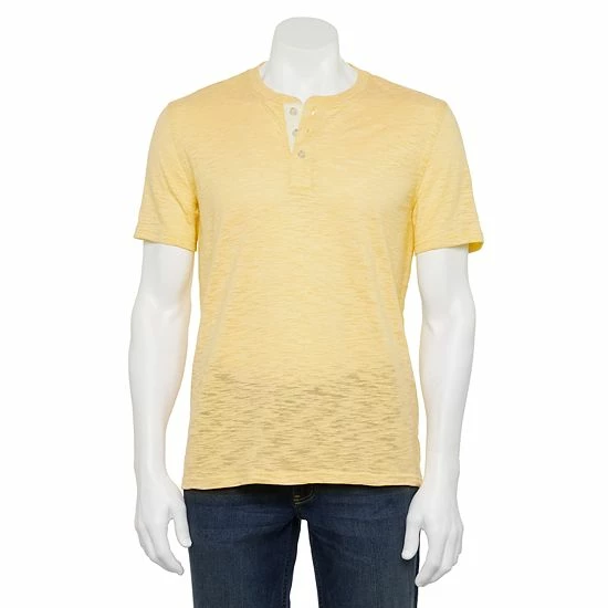 Men's Sonoma Goods For Life® Lightweight Henley Rose 5 Men's Sonoma Goods For Life® Lightweight Henley Rose - Image 3