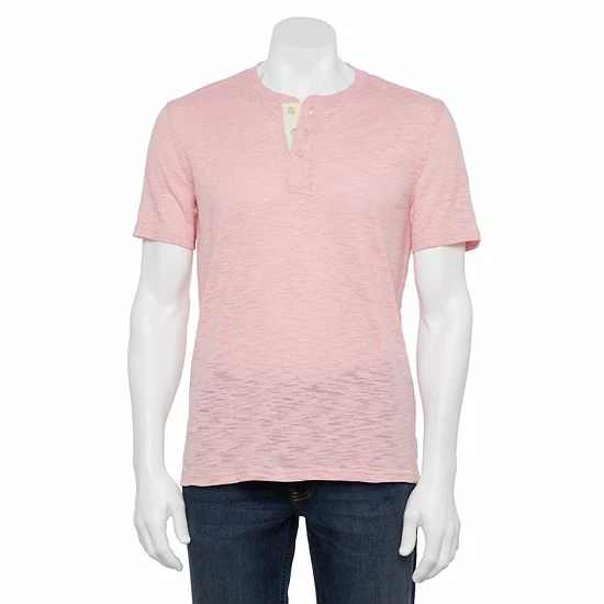 Men's Sonoma Goods For Life® Lightweight Henley Rose 6 Men's Sonoma Goods For Life® Lightweight Henley Rose - Image 4
