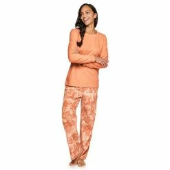 Women's Sonoma Goods For Life® Microfleece Pajama Set Pink Plaid -Sonoma Goods For Life shop unnamed file 1483