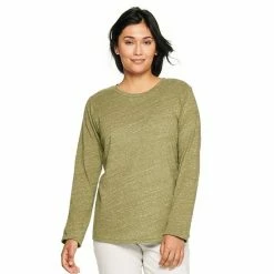 Women's Sonoma Goods For Life® Long Sleeve Crewneck Tee Gray Heart -Sonoma Goods For Life shop unnamed file 14850