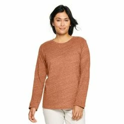 Women's Sonoma Goods For Life® Long Sleeve Crewneck Tee Gray Heart -Sonoma Goods For Life shop unnamed file 14855