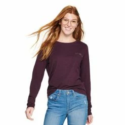 Women's Sonoma Goods For Life® Long Sleeve Crewneck Tee Gray Heart -Sonoma Goods For Life shop unnamed file 14860