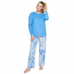 Women's Sonoma Goods For Life® Microfleece Pajama Set Pink Plaid -Sonoma Goods For Life shop unnamed file 1487