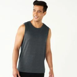 Men's Sonoma Goods For Life® Lush Luxe Sleep Tank Charcoal Sd -Sonoma Goods For Life shop unnamed file 14874