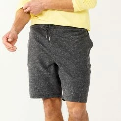 Men's Sonoma Goods For Life® 7" Flex-Wear Knit Jogger Shorts Black