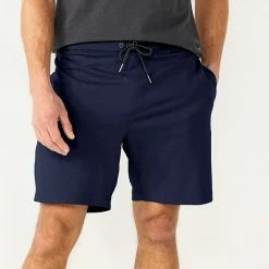 Men's Sonoma Goods For Life® 7" Flex-Wear Knit Jogger Shorts Black -Sonoma Goods For Life shop unnamed file 14889