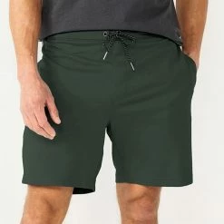 Men's Sonoma Goods For Life® 7" Flex-Wear Knit Jogger Shorts Black -Sonoma Goods For Life shop unnamed file 14892
