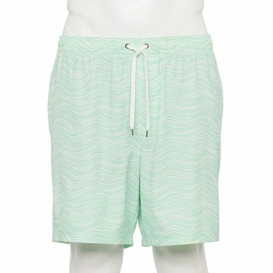 Men's Sonoma Goods For Life® Compression Lined Swim Trunks Coral Stripe 6 Men's Sonoma Goods For Life® Compression Lined Swim Trunks Coral Stripe - Image 4