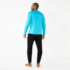Men's Sonoma Goods For Life® Lush Luxe Crewneck Sleep Tee Aqua Sd -Sonoma Goods For Life shop unnamed file 14932