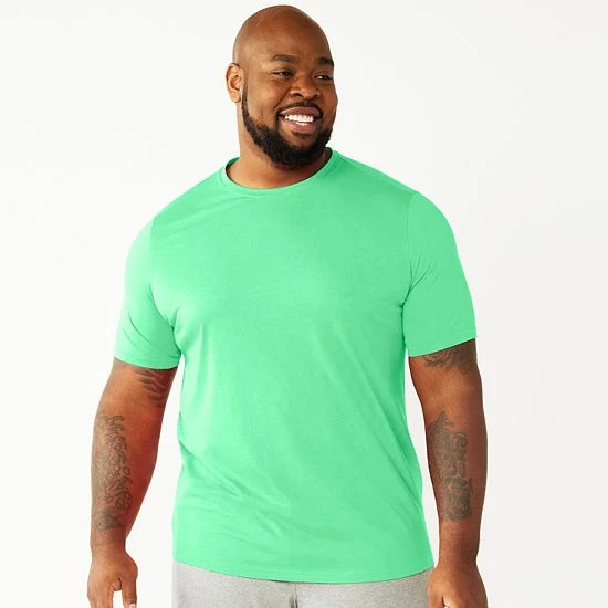 Big & Tall Sonoma Goods For Life® Supersoft Crewneck Sleep Tee Navy Pier 6 Big & Tall Sonoma Goods For Life® Supersoft Crewneck Sleep Tee Navy Pier - Image 4