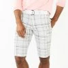 Men's Sonoma Goods For Life® Belted Casual Cargo Shorts White Plaid -Sonoma Goods For Life shop unnamed file 14950