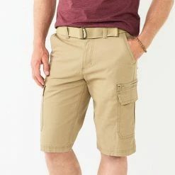 Men's Sonoma Goods For Life® Belted Casual Cargo Shorts White Plaid 18 Men's Sonoma Goods For Life® Belted Casual Cargo Shorts White Plaid -Sonoma Goods For Life shop unnamed file 14956