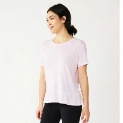 Women's Sonoma Goods For Life® Ruffle Peplum Relaxed Tee -Sonoma Goods For Life shop unnamed file 14973