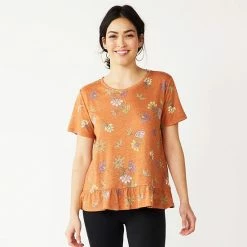 Women's Sonoma Goods For Life® Ruffle Peplum Relaxed Tee -Sonoma Goods For Life shop unnamed file 14978