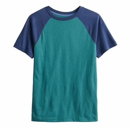 Boys 8-20 Sonoma Goods For Life® Everyday Raglan Tee In Regular & Husky Geniva Blue 11 Boys 8-20 Sonoma Goods For Life® Everyday Raglan Tee In Regular & Husky Geniva Blue - Image 9