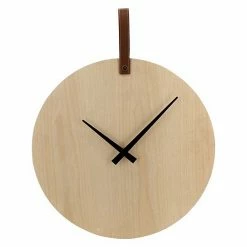 Sonoma Goods For Life® Faux Leather Wall Clock