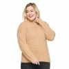 Plus Size Sonoma Goods For Life® Exposed Seaming Cowlneck Sweater Cocoa Delight -Sonoma Goods For Life shop unnamed file 15022