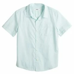 Boys 8-20 Sonoma Goods For Life® Short Sleeve Button-Up Shirt In Regular & Husky Sarasota Blue -Sonoma Goods For Life shop unnamed file 15029