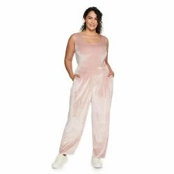 Plus Size Sonoma Goods For Life® X Denise Bidot Velvet Wide-Leg Pants Blue -Sonoma Goods For Life shop unnamed file 15034