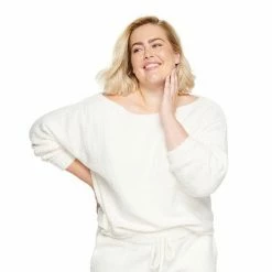 Plus Size Sonoma Goods For Life® X Denise Bidot Off Shoulder Teddy Top Brown -Sonoma Goods For Life shop unnamed file 15062