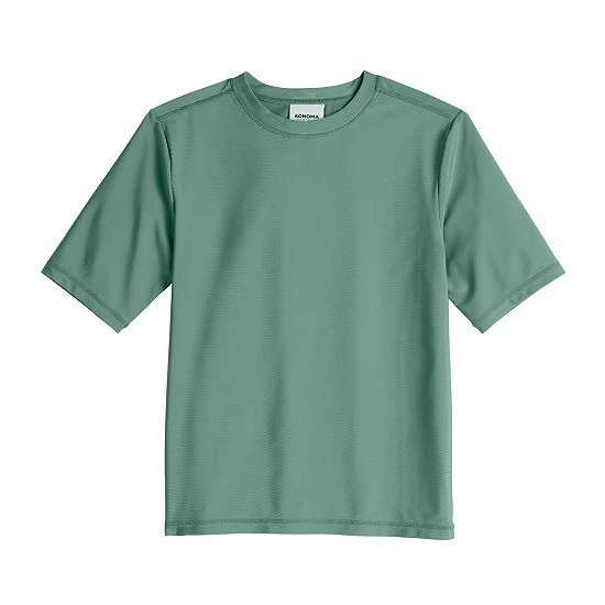 Boys 4-20 Sonoma Goods For Life® Solid Rashguard Swim Top Iron Castle 4 Boys 4-20 Sonoma Goods For Life® Solid Rashguard Swim Top Iron Castle - Image 2