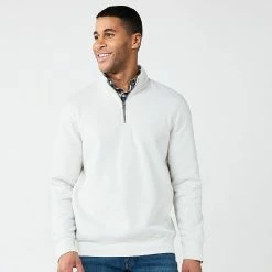 Men's Sonoma Goods For Life® Quarter-Zip Fleece Top Gold -Sonoma Goods For Life shop unnamed file 1509