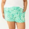 Plus Size Sonoma Goods For Life® Pajama Shorts Aqua Sky -Sonoma Goods For Life shop unnamed file 15100