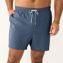 Men's Big & Tall Sonoma Goods For Life® Solid Swim Trunks Pink -Sonoma Goods For Life shop unnamed file 15126