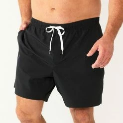 Men's Big & Tall Sonoma Goods For Life® Solid Swim Trunks Pink -Sonoma Goods For Life shop unnamed file 15128