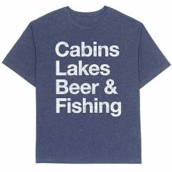 Big & Tall Sonoma Goods For Life® "Cabins Lakes Beer & Fishing" Tee