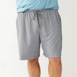 Big & Tall Sonoma Goods For Life® Super Soft Sleep Shorts Titanium Heather