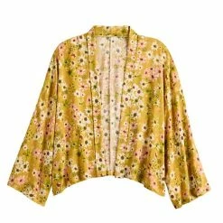 Sonoma Goods For Life® Double Flora Printed Cropped Kimono -Sonoma Goods For Life shop unnamed file 15188