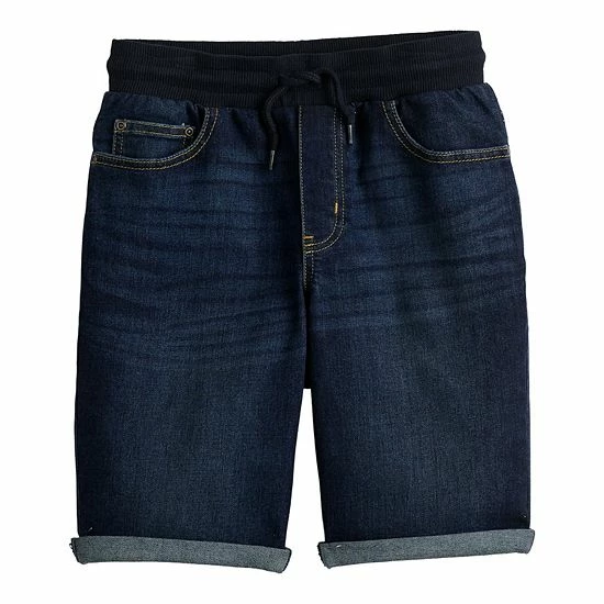 Boys 8-20 Sonoma Goods For Life® Denim Pull On Shorts In Regular & Husky Medium Wash 3 Boys 8-20 Sonoma Goods For Life® Denim Pull On Shorts In Regular & Husky Medium Wash