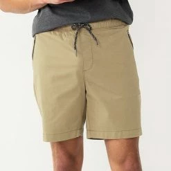 Men's Sonoma Goods For Life® 7-Inch Jogger Shorts Kagan Khaki