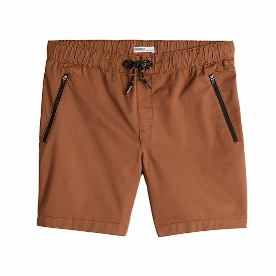Men's Sonoma Goods For Life® 7-Inch Jogger Shorts Kagan Khaki 4 Men's Sonoma Goods For Life® 7-Inch Jogger Shorts Kagan Khaki - Image 2