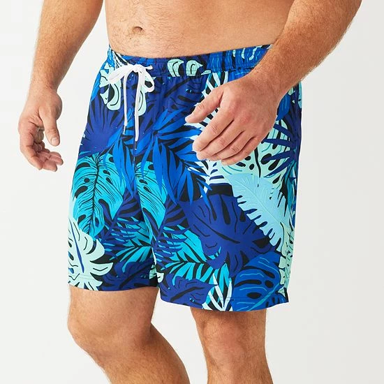 Men's Big & Tall Sonoma Goods For Life® Swim Trunks Jazzy Palm 12 Men's Big & Tall Sonoma Goods For Life® Swim Trunks Jazzy Palm - Image 10