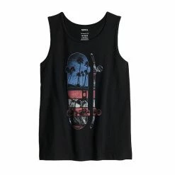 Boys 8-20 Sonoma Goods For Life® Super Soft Printed Tank Top In Regular & Husky Usa Spiral Red