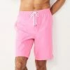 Men's Sonoma Goods For Life® 9-inch Full Elastic-Waistband Swim Trunks Pink -Sonoma Goods For Life shop unnamed file 15321