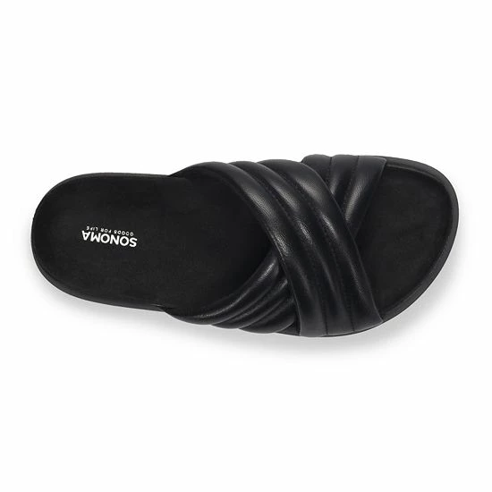 Sonoma Goods For Life® Fusilli Women's Slide Sandals Black 7 Sonoma Goods For Life® Fusilli Women's Slide Sandals Black - Image 5