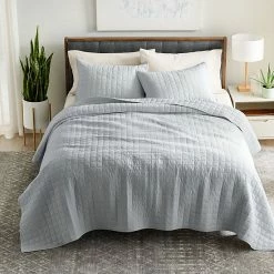 Sonoma Goods For Life® Cotton Linen Quilt Or Shams Gray
