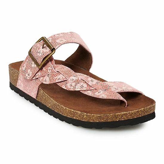 Sonoma Goods For Life® Airbrush Leather Women's Sandals Black 11 Sonoma Goods For Life® Airbrush Leather Women's Sandals Black - Image 9